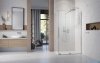 Radaway Furo Kdj Brushed Nickel kabina 140x70cm prawa  szczotkowany nikiel 10104722-91-01R/10110680-01-01/10113070-01-01
